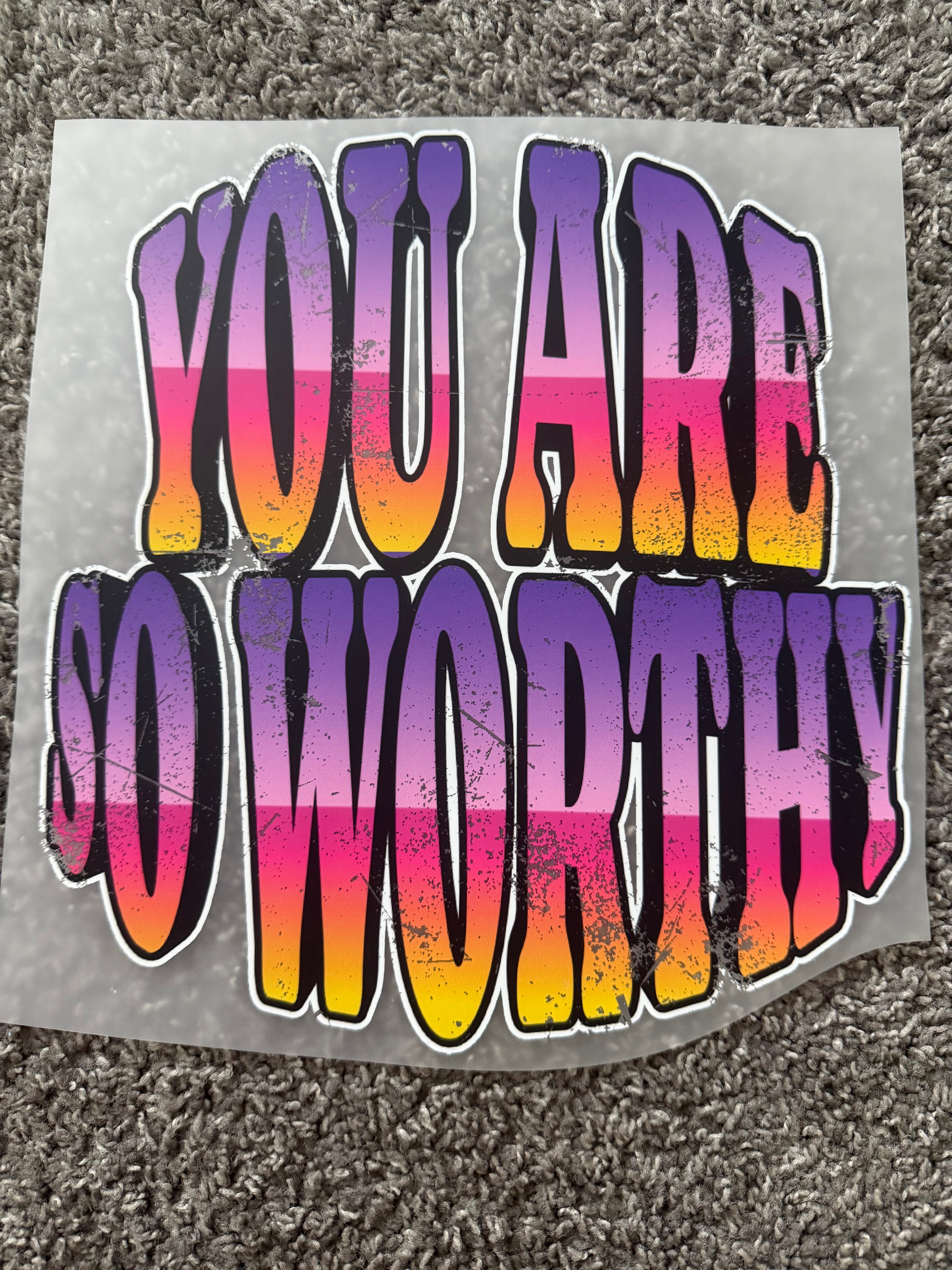You are so worthy retro