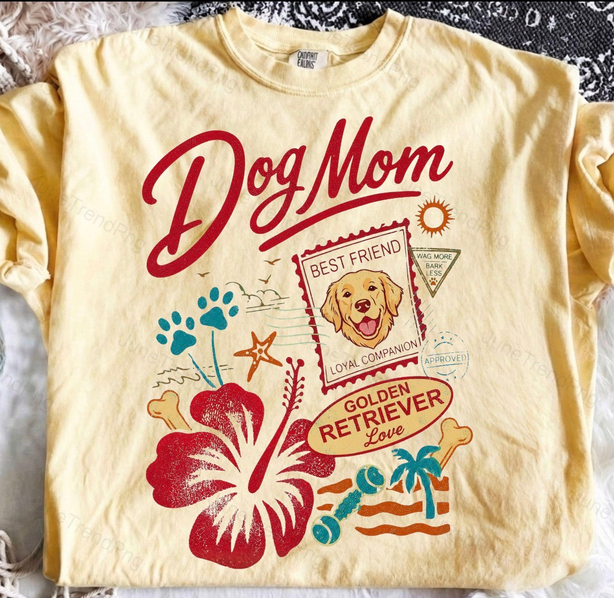 Retro dog mom summer