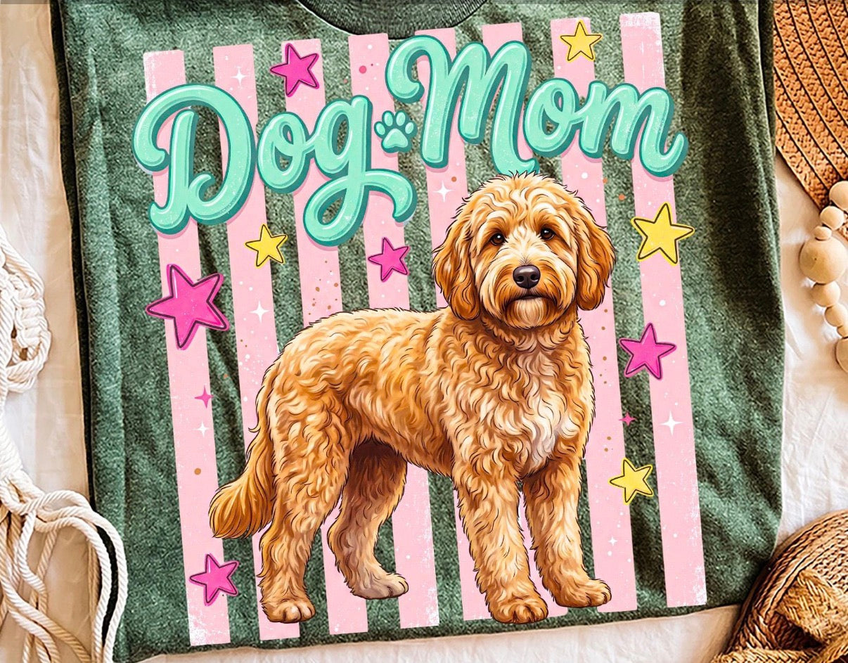 Preppy dog mom golden doodle