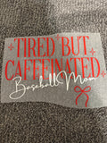 Tired caffeinated baseball mom