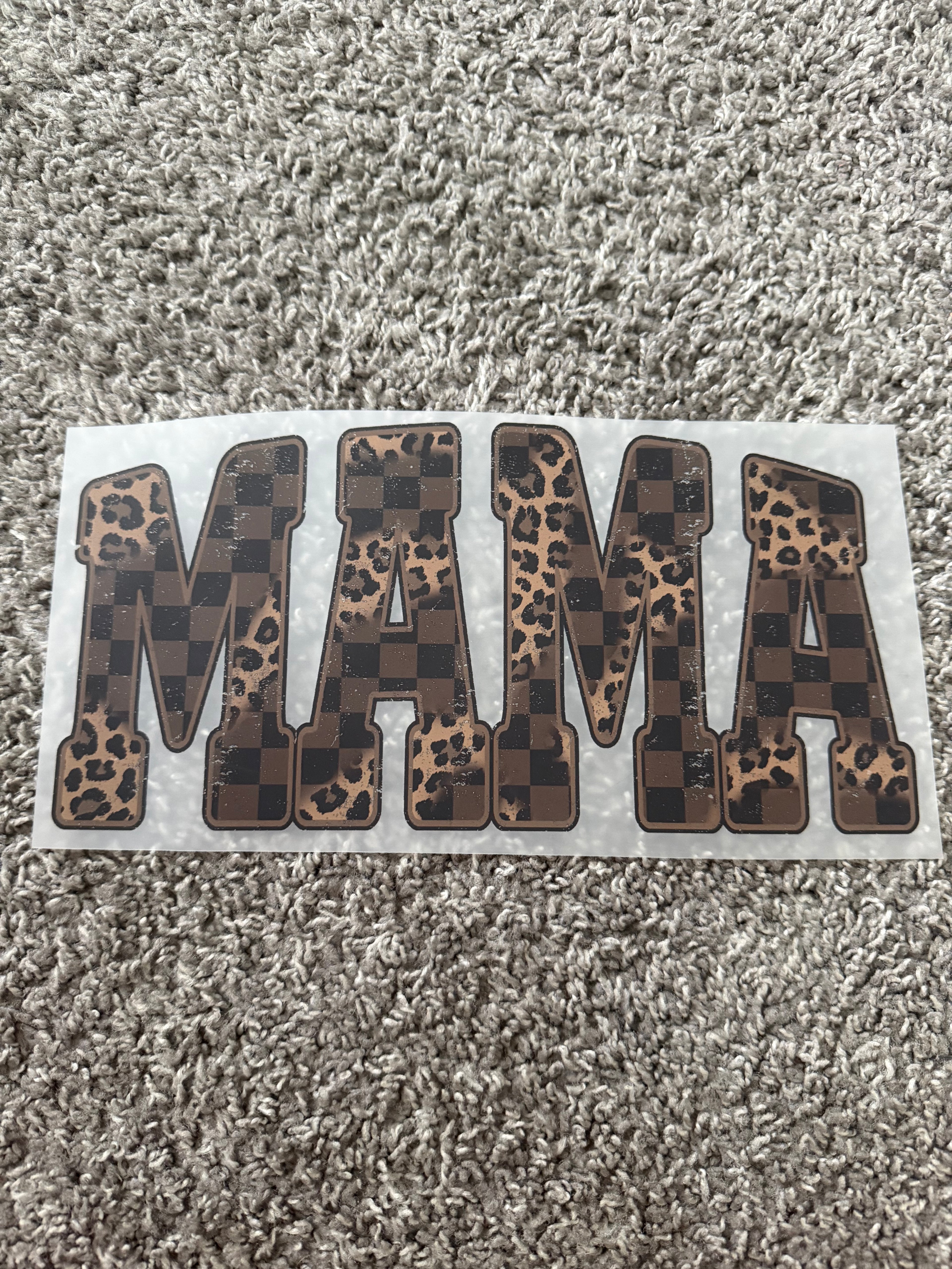 Cheetah/checkered mama