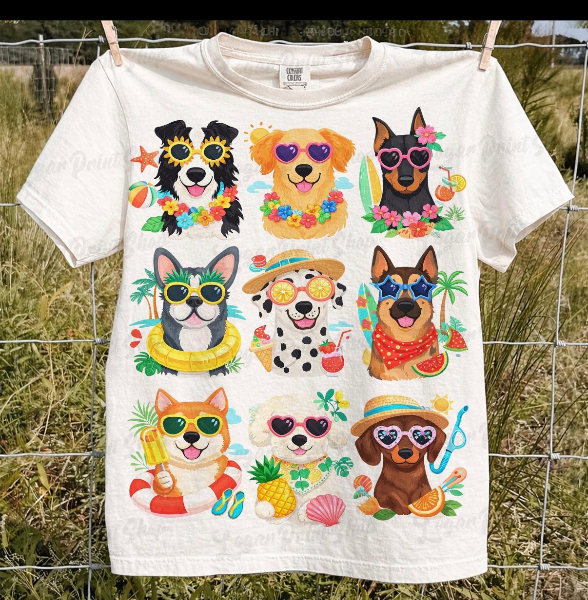 Summer dog lover