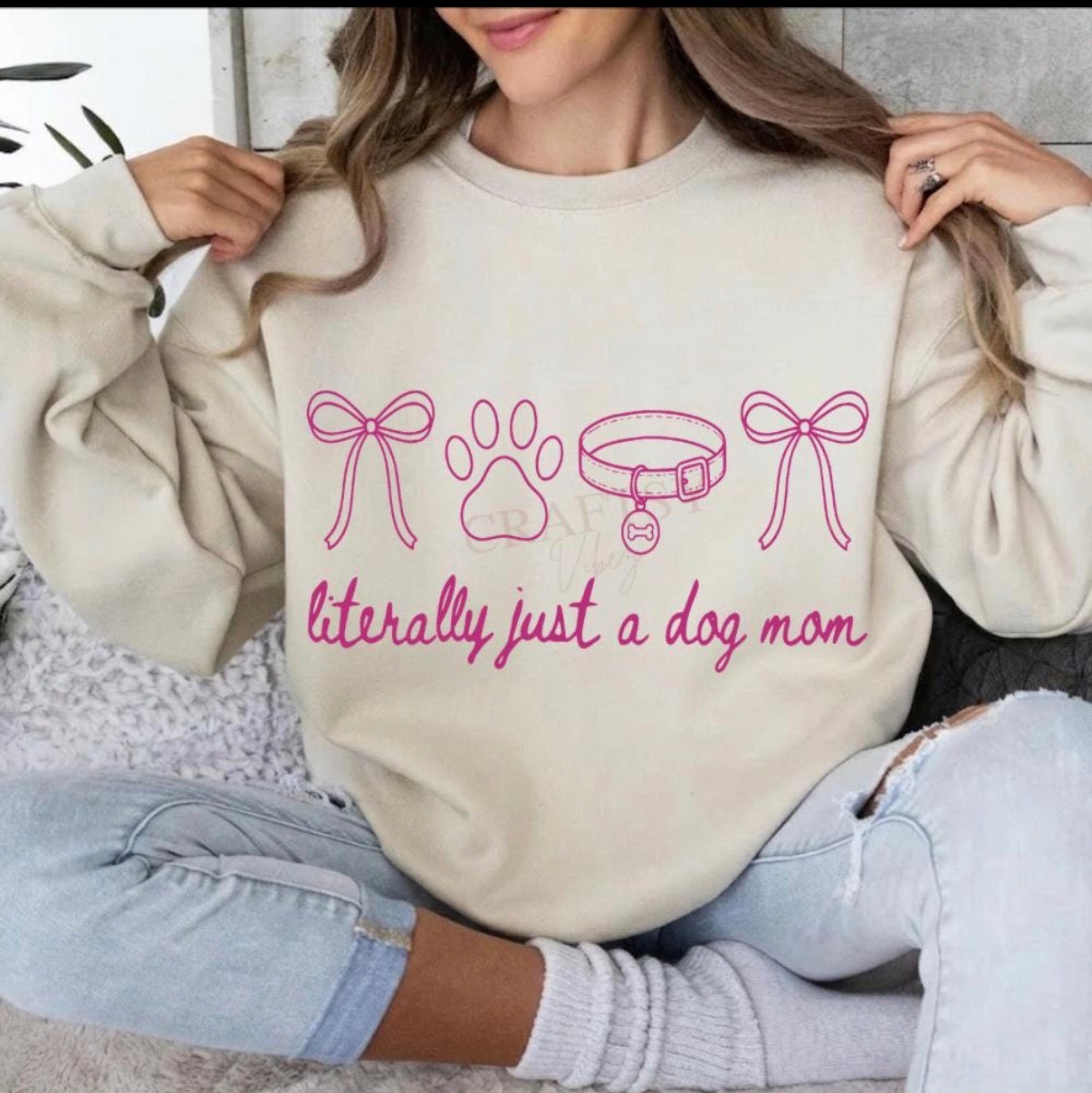 Literally just a dog mom pink