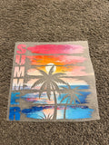 Sunset Palm