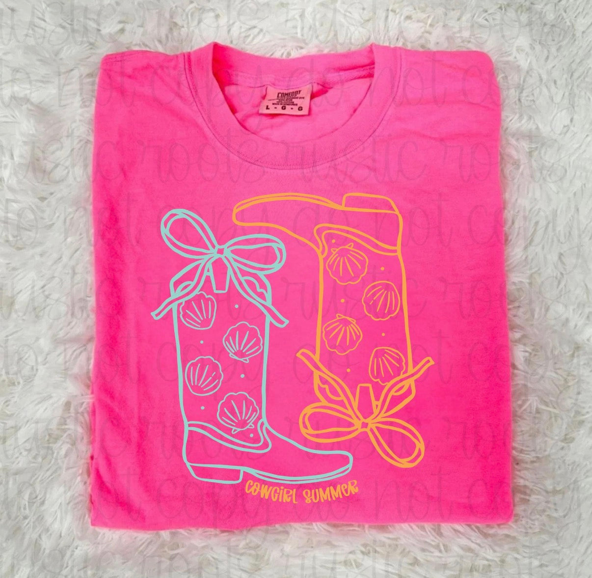 Cowgirl Boots Trendy Shirt RTS