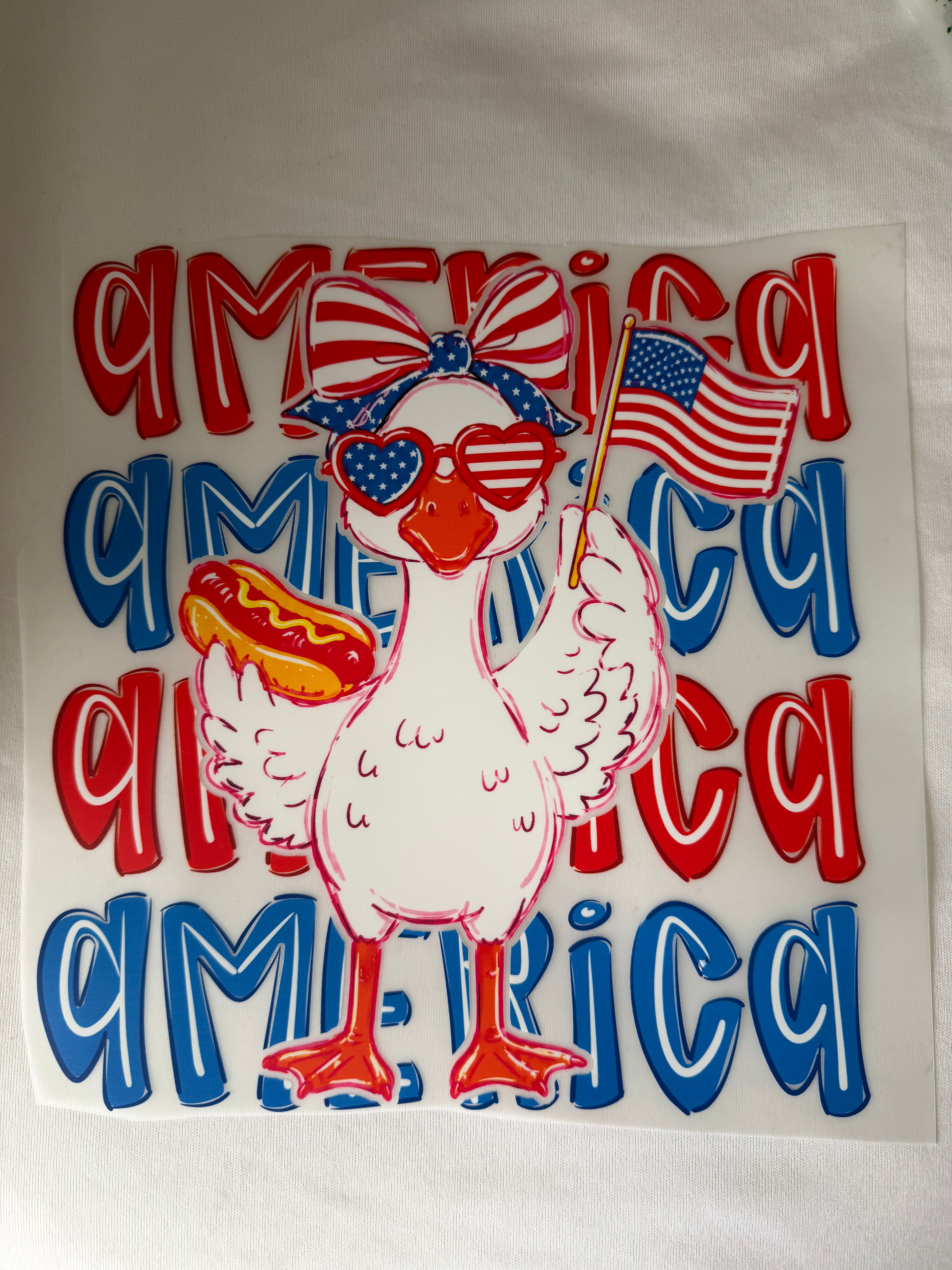 Coquette Goose Patriotic